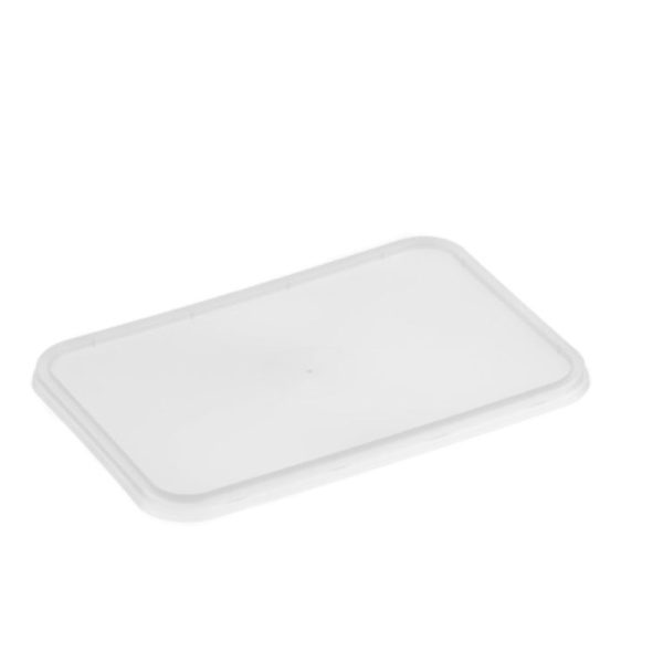Clear Lid to Suit Ribbed Container (185x125x7.5mm)