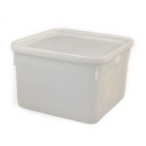 White Food Base & Lid 3.15L (175x175x120mm)