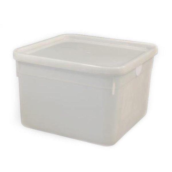 White Food Base & Lid 3.15L (175x175x120mm)
