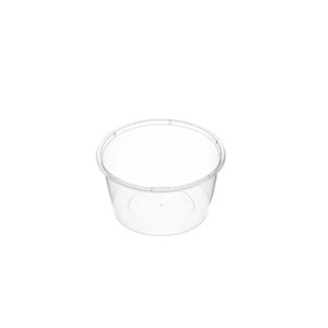 Clear Round Container 440ml (117.5x60mm)
