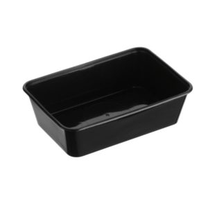 Black Container 650ml (175x118x49mm)