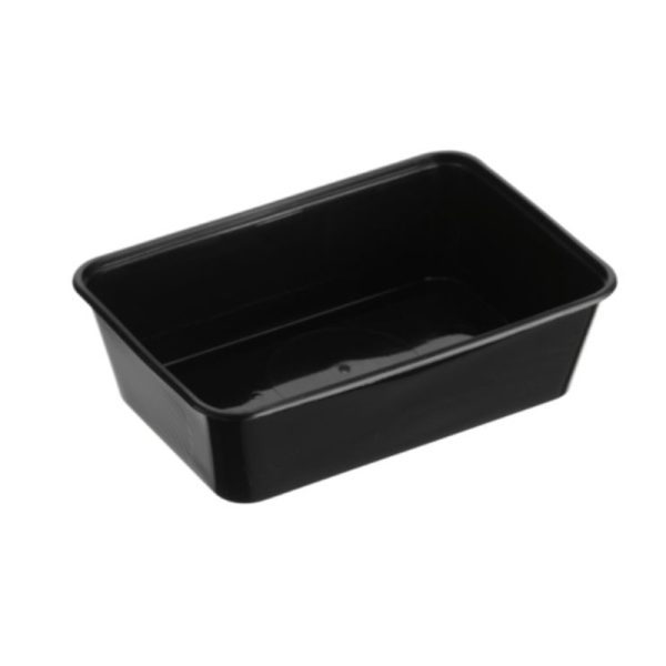 Black Container 650ml (175x118x49mm)