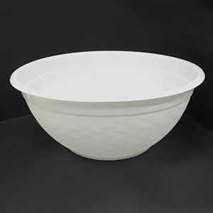 White Plastic Bowl 1,050ml (172x75mm)