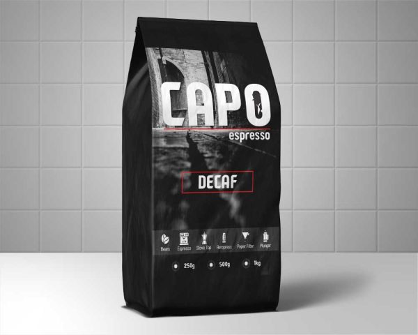 Capo Decaf Premium Coffee Beans