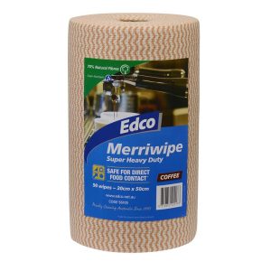 Brown Merriwipe Super Heavy Duty Wipes Roll