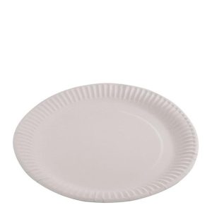 White Round Paper Plate 9" (230mm)