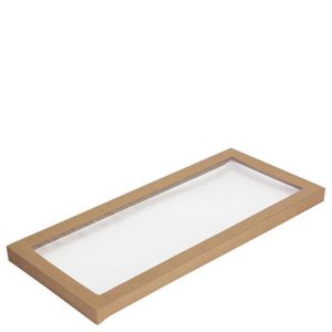 Kraft Window Catering Tray Lid 562x255x30mm