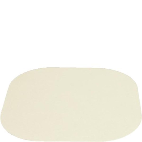 White Flat Lid For Small Square Foil Catering Tray 127x127mm