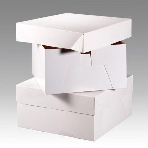 White Cake Box 16x16x6"