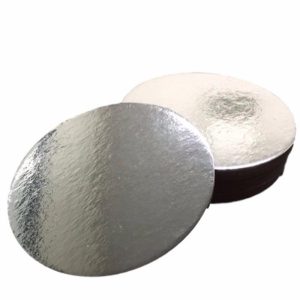 Silver Circle Cake Board 8"