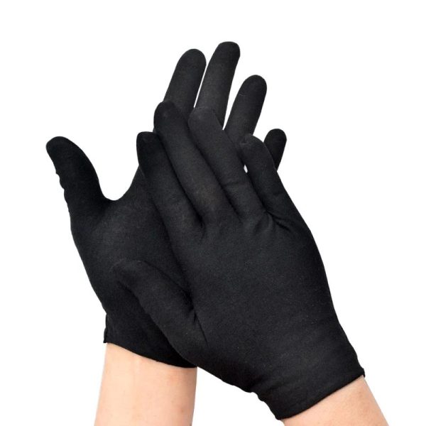 Premium Black Nitrile Gloves Powder Free Medium