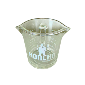 Honcho Double Spout Shot Glass with Glass Handle-1