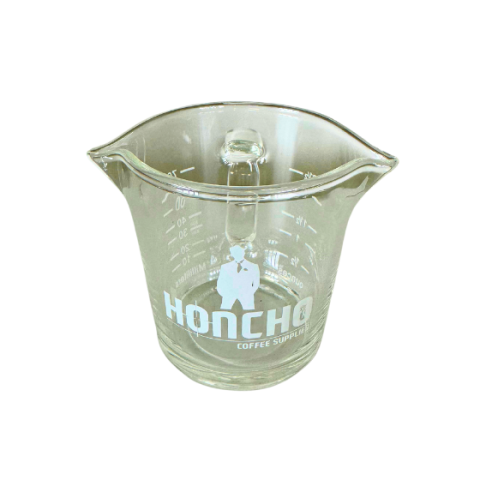 Honcho Double Spout Shot Glass with Glass Handle-1