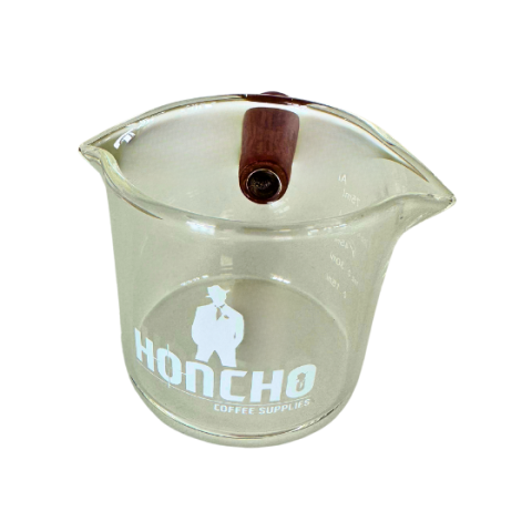 Honcho Double Spout Shot Glass with Wooden Handle-1