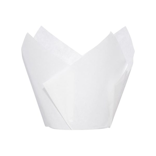 White Parchment Muffin Wrap Large (60x55mm)