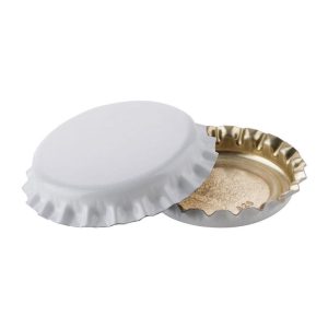 White Crown Seal Caps 26mm