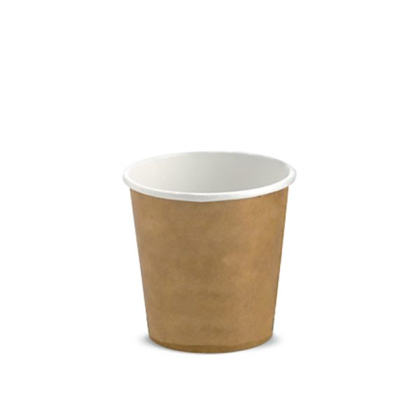 Brown Eco Single Wall Cup 4oz (62mm)