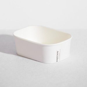 White PP Paper Container 750ml