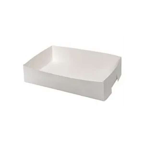 White Cake Tray Medium (220x150x50mm)