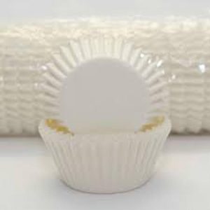 White Cup Cake Cases (408)
