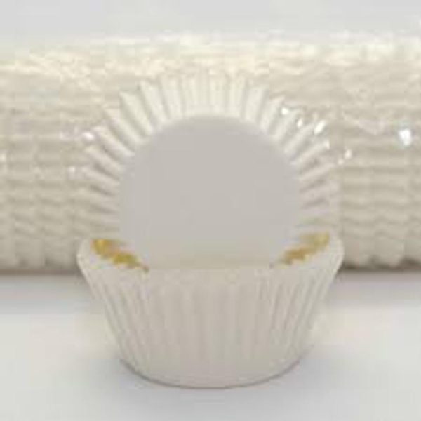 White Cup Cake Cases (408)