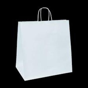 White Twist Handle Paper Bag 305x305x175mm