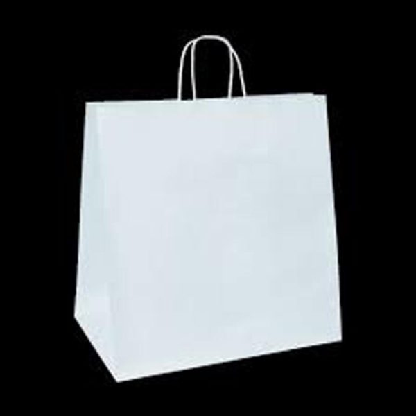 White Twist Handle Paper Bag 305x305x175mm