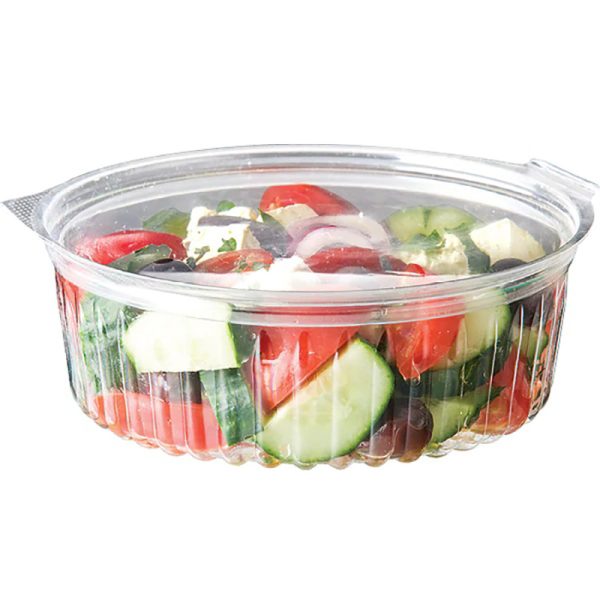 Clear Flat Lid Bowl 8oz