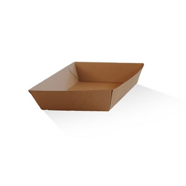 Kraft Corrugated Food Tray Medium (180x134x45mm)