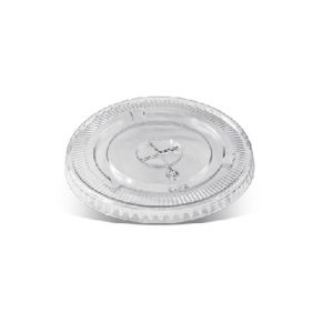 Clear PET Milkshake Flat Lid 16/20/22oz (90mm)