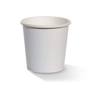 White Single Wall Cup 4oz