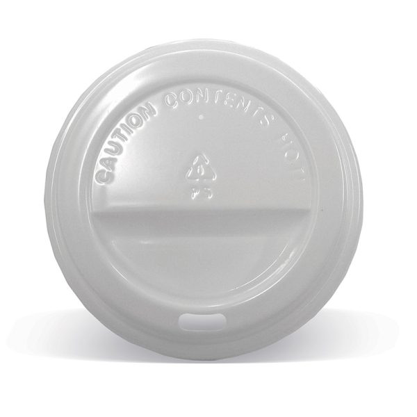 White Plastic Lid 8/12/16oz (90mm)