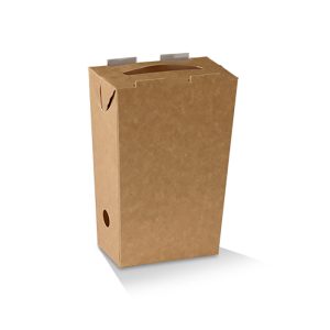 Kraft Chip Carton Large (94x47x150mm)