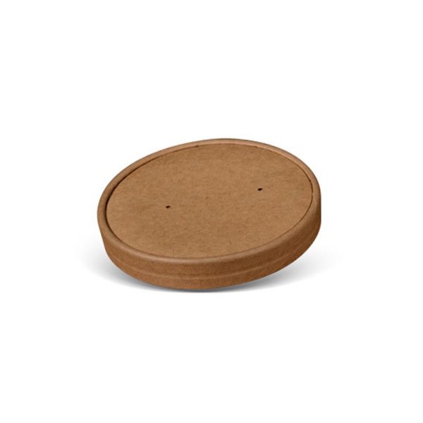 Kraft Paper Bowl Lid 8/12/16oz (98mm)