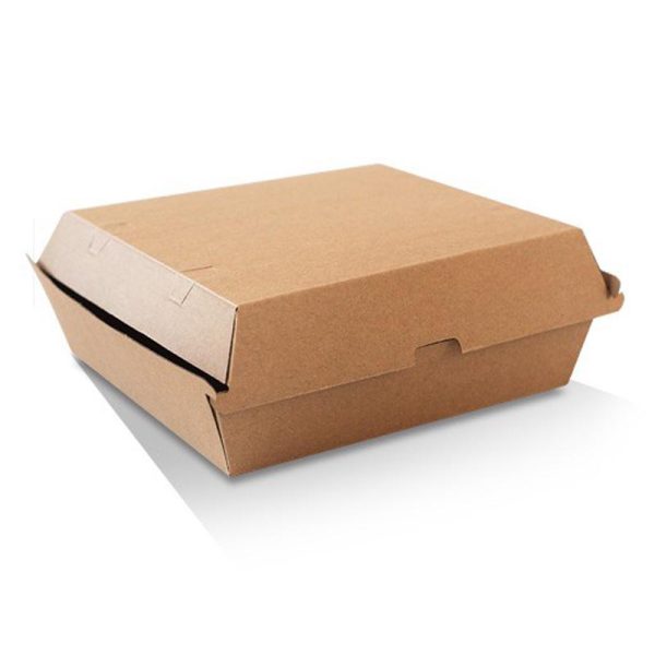 Kraft Corrugated Dinner Box 178x160x80mm