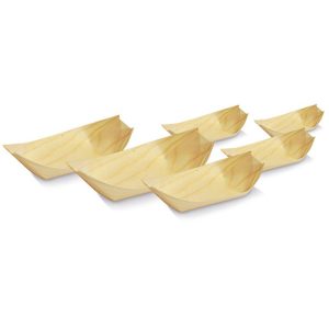 Natural Pine Boat Small (115x65mm)