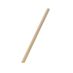 Natural Bamboo Slant Cut Bubble Tea Straw 230mm