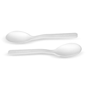 White CPLA Teaspoon 5"