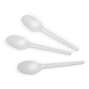 White CPLA Spoon 6.5"