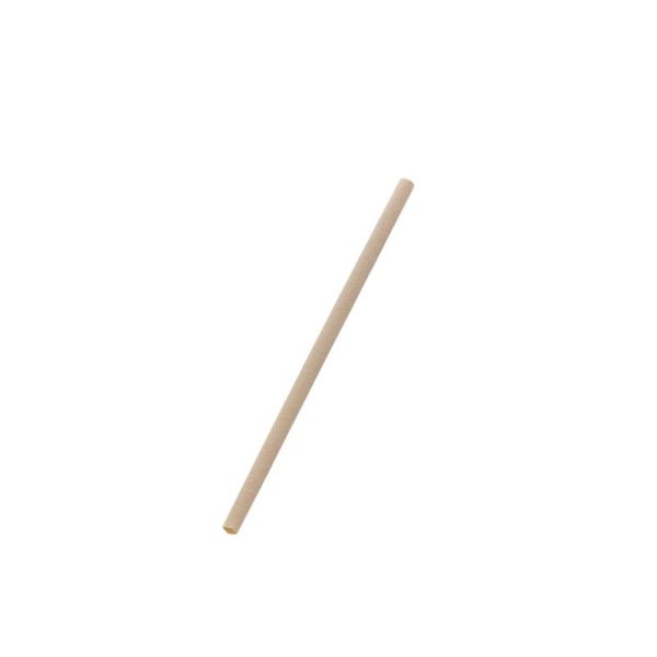 Natural Bamboo Slant Cut Cocktail Straw 130mm