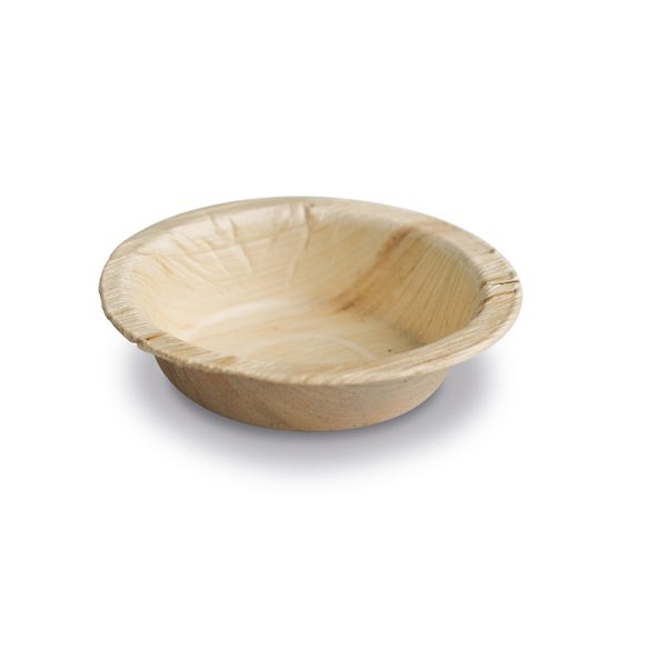 Natural Palm Dips/Sauces Container 4"