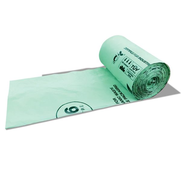 Green Compostable Bin Liner Bag 120L