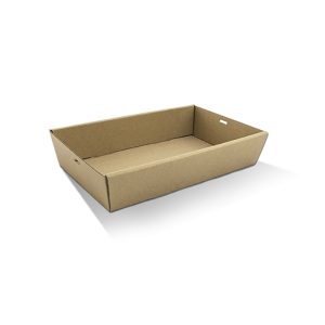 Brown Corrugated Catering Tray Medium (360x255x50mm)