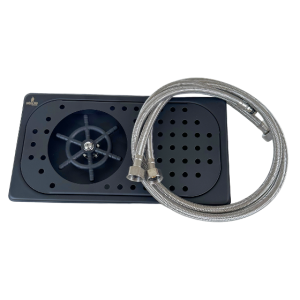 Stainless Steel Black Jug Rinser (325x175mm)-1