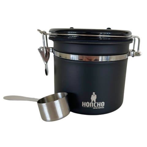 Stainless Steel Canister Black (1200ml)